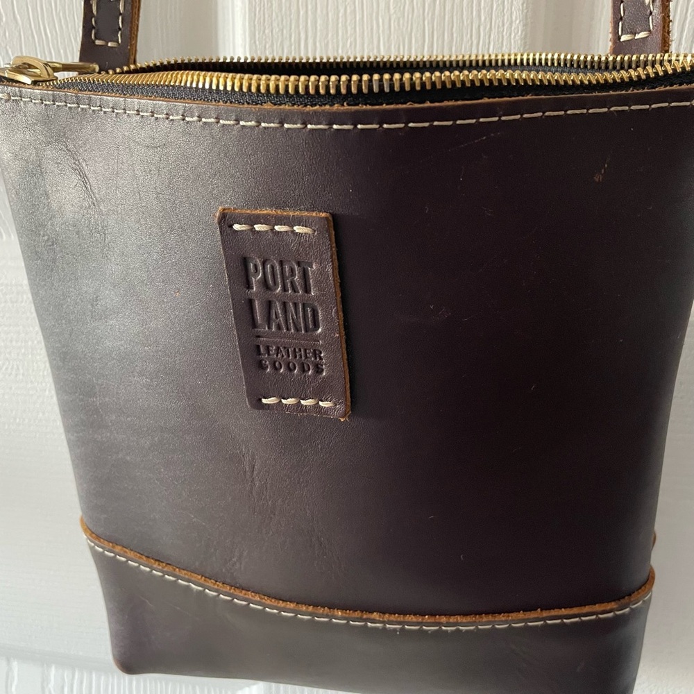 PORTLAND LEATHER FESTIVAL BAG PURSE HANDBAG EXCELLENT CONDITION BOHO BARELY USED - Picture 4 of 14